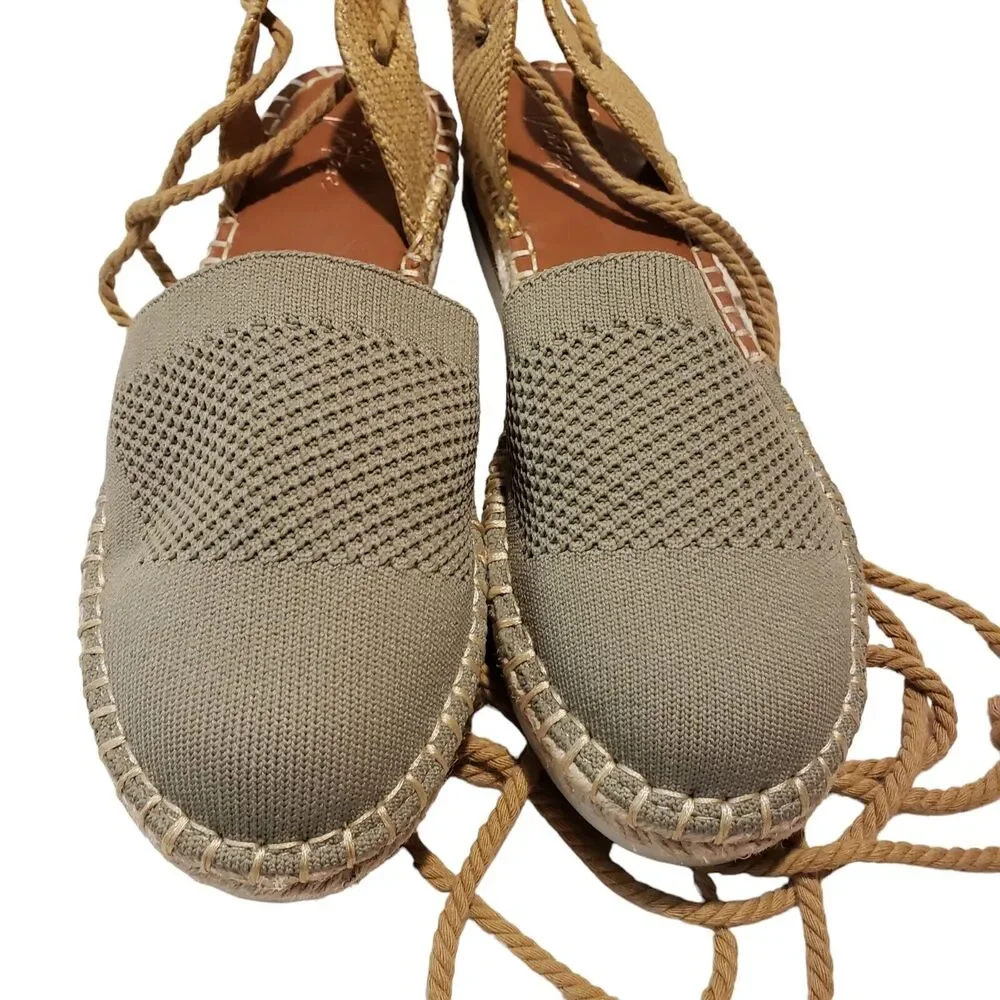 Crown Vintage Bonire Espadrille Women's Sandals | Size 8M | Green